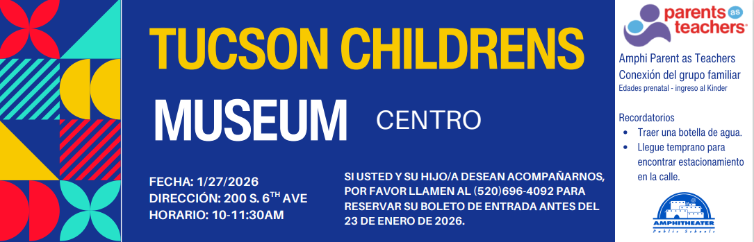 PAT Playgroup Tucson Childrens Museum 1/27 10am